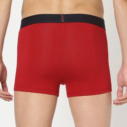 UnderJeans by Spykar Pack Of 2 Outer Elastic Trunks image 5