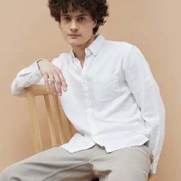 Fame Forever By Lifestyle White Cotton Regular Fit Shirts-picture-39