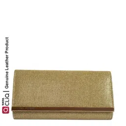 Lino Perros Golden Leather Clutch-image-99