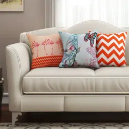 SEJ by Nisha Gupta Multicolor Cushion Covers - Set of 3-image-65
