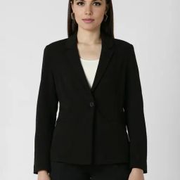 Van Heusen Black Regular Fit Blazer-image-96