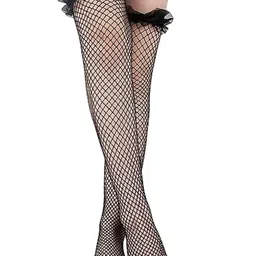 NESKA MODA Sheer Fishnet Stockings-picture-19