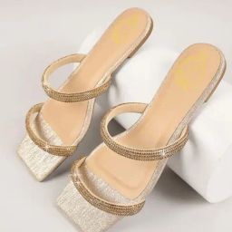 Shoetopia Kids Golden Casual Sandals-image-79