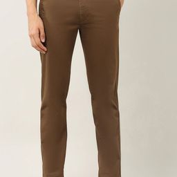 Arrow Sport Men Slim Fit Mid-Rise Trousers-image-97