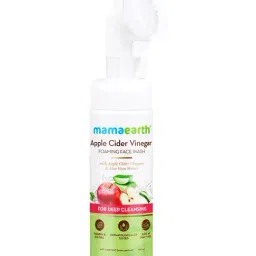 Mamaearth Apple Cider Vinegar Foaming Face Wash with Brush - 150 ml-2