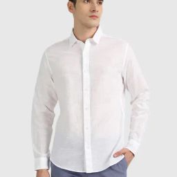 United Colors of Benetton White Slim Fit Shirt-picture-39