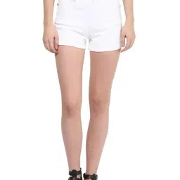 Hypernation White Regular Fit Shorts-picture-16