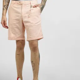 Jack & Jones Pink Regular Fit Shorts-image-8