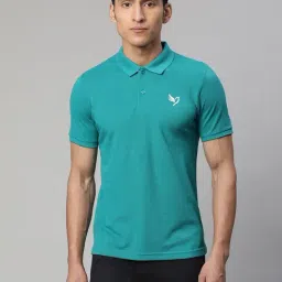Global Republic Blue Regular Fit Printed Polo T-Shirt-picture-12