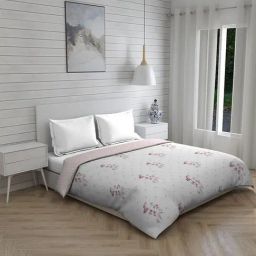 Boutique Living Amethyst Floral Pink 300 TC Cotton Queen Comforter-image-77