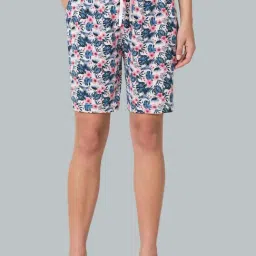 Van Heusen White Printed Shorts-image-46