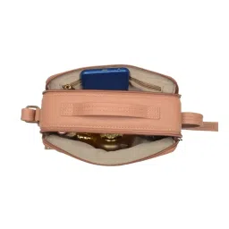 Baggit Tan Animal Effect Extra Small Camera Bag image 3