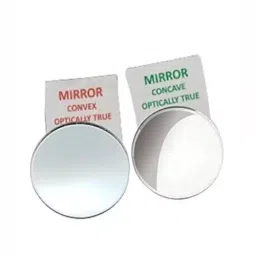 RANDHAWA GLOBAL Concave and Convex Optical Glass Mirror 75 mm Diameter, RG-55099 (Set of 2 Pcs) image 1