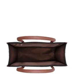 ZOUK Flomotif Book Black Printed Tote Handbag image 3