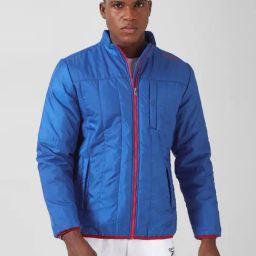 Reebok Blue Regular Fit Light Padded Sports Jacket-image-84