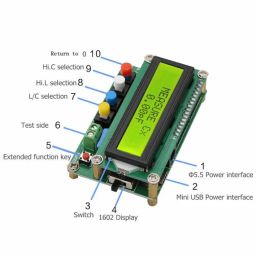 LC100A 2.5inch LCD Digital High Precision Inductance Capacitance (LC) Meter image 5