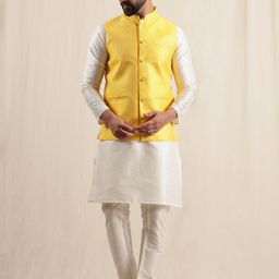 Anouk Mandarin Collar Straight Kurta With Pyjamas-image-51
