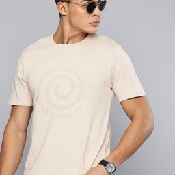 Flying Machine Typography Printed Pure Cotton T-shirt-picture-7