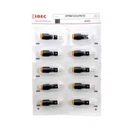 IDEC AP Series Small Indicator Light Round Flat with 8 mm Mounting Hole, AP8M155SPN10 (Set of 10)-44