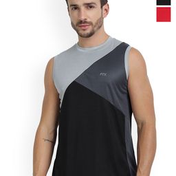 FTX Pack Of 3 Colourblocked Dry-Fit Round Neck Gym Vests 709-3_709-9_709-12-S-image-55