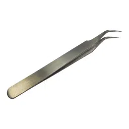 DURATOOL Tweezer, Fine Curved Tip, 110 mm, 1PK-104T-F-15