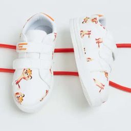 Fame Forever by Lifestyle Kids White & Orange Casual Sneakers-image-32