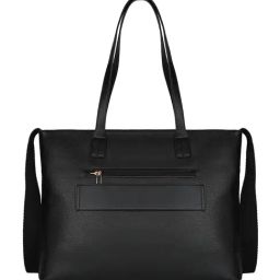 United Colors of Benetton Black ELSA Textured Tote-picture-19
