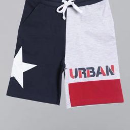 3PIN Boys Multi Cotton Regular Fit Color Block Shorts-picture-21