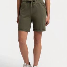 Jockey Beetle Green Cotton Shorts-41