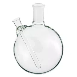 ABGIL 250ml Borosilicate Glass Round Bottom Flask with Thermowell for Accept Thermometer ABG1387-31