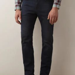 SELECTED HOMME Blue Straight Fit Lightly Washed Jeans-image-59