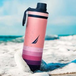 Nautica Fender Baby Pink & Purple Stainless Steel Triple-Layer Insulated Thermo Flask (500ml)-13