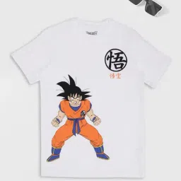 Pantaloons Junior Boys White Cotton Prnted T-Shirt-picture-35