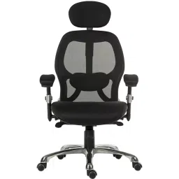 RS PRO Black Fabric Executive Chair, 150kg Weight Capacity Model No 2216337-image-56