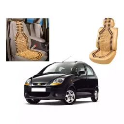 Auto Pearl Black & Beige Velvet Car Cushion for Volkswagen Passat, BS309 (Pack of 2)-25