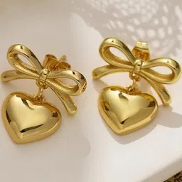 Lady Raiment Gold-Plated Stainless Steel Earrings-19