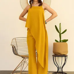 Berrylush Shoulder Strap Top With Trousers-picture-37