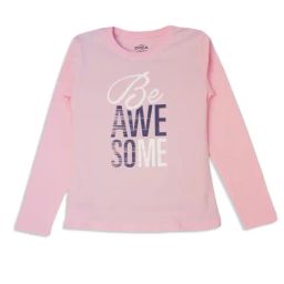 Bodycare Girls Pink Cotton Printed T-Shirt-image-50