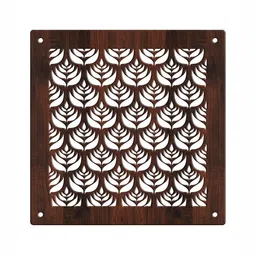 RANDOM Brown Geometric Window Blinds image 3