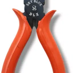 Sky Blue Full Black 152.4 mm (6 Inch) Long Nose Plier Orange Color Needle Nose Plier 152.4 mm (6 Inch)-11