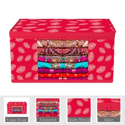 Kuber Industries Pink Set of 1 Regular Multi-Utility Organisers image 4