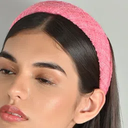 ToniQ Women Tweed Puff Hair Bands-picture-7