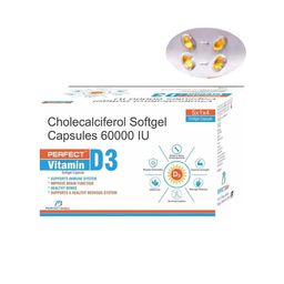 PERFECT Vitamin D3 Softgel Capsule - 80 Softgel Capsules-71