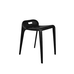 Rose Mars ‎Plastic ‎Mid Back Cafe Plastic Stool for Cafe Restaurant Black (Set of 4)-image-38