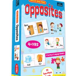 Bookford Match & Pair - Opposites Words Jigsaw Puzzle - 48 Pieces-21