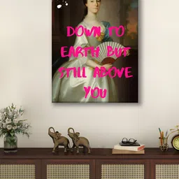 Myntra Elegant Homes White & Pink 1 Piece Canvas Other Wall Paintings-image-56