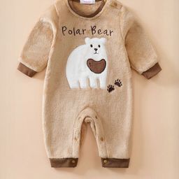 Hopscotch Round Neck Polar Bear Fleece Bodysuit-picture-14