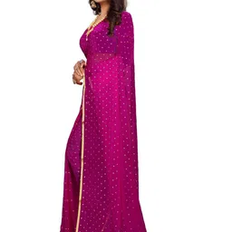 REDFISH Printed Bollywood Chiffon Saree-picture-46