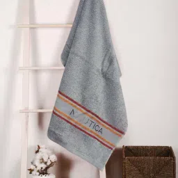 Nautica Ridgeport Grey Cotton 500 GSM Bath Towel-picture-29
