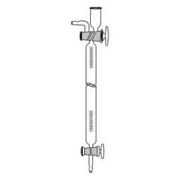 ABGIL Burette Bunte Gas with Stopcock at Both Ends, BRT-126-01-15